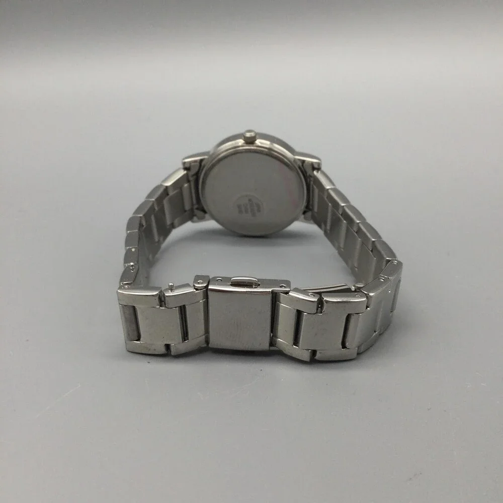 TFX Bulova Womens Watch 31mm Silver Dial Crystal 36T117 New Battery 7.75